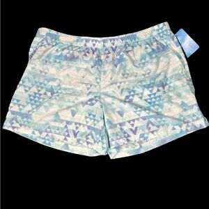 Columbia PFG Women’s Swim Shorts UPF 50 Omni-Shade Super Multicolored Sz XL